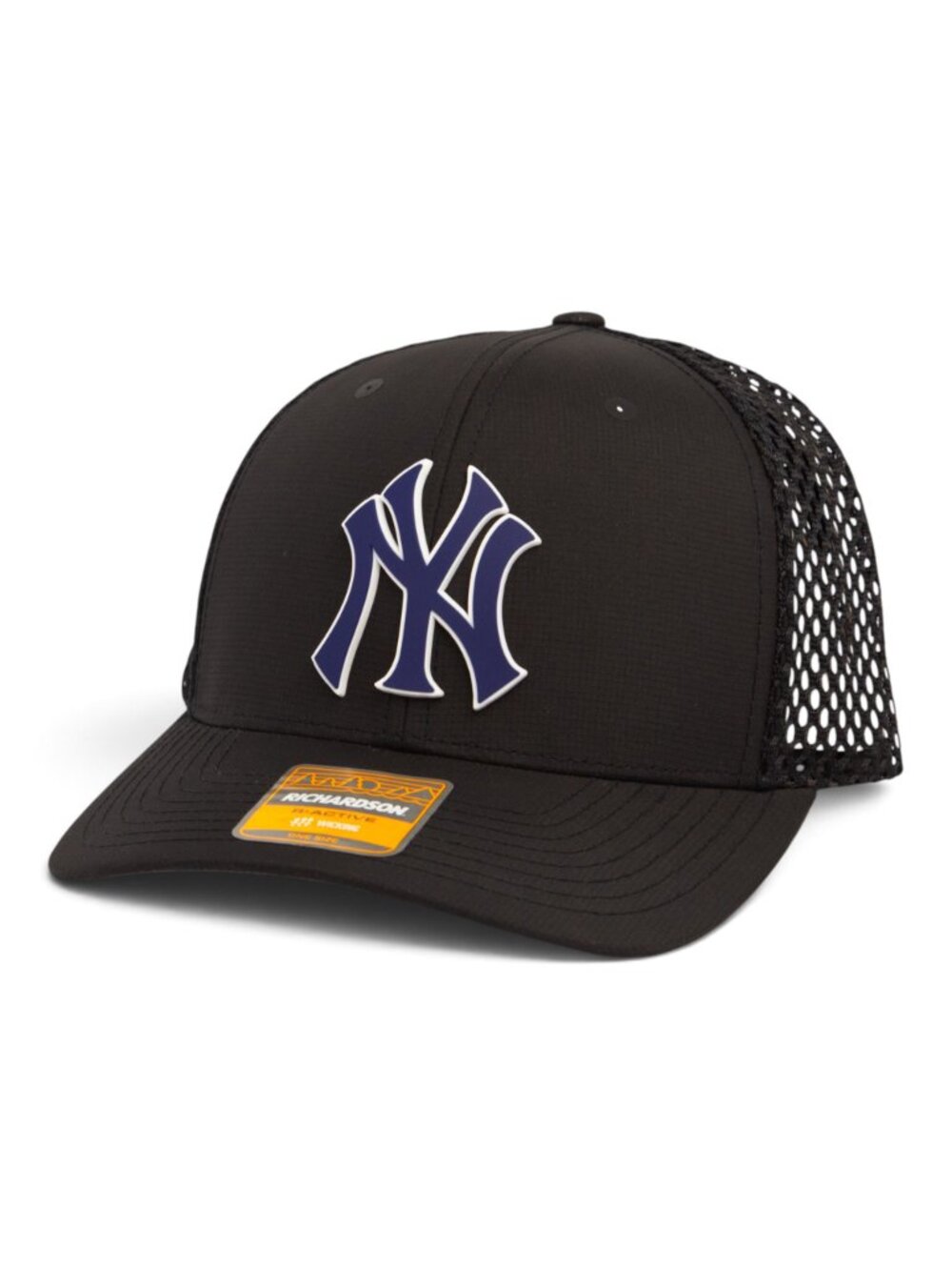 New York Yankees NY Navy 3D Snapback Tilikum Trucker Hat- Black